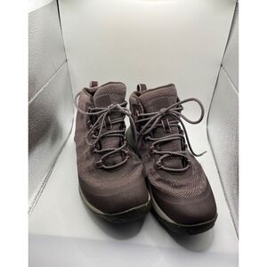 REI Co-op Hydro Walk Mid Waterproof Hiking Boots Women's Size 6.5 Purple‎